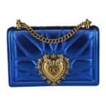Metallic Nappa Quilted Medium Devotion Bag