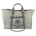 Mixed Fibers Calfskin Medium Deauville