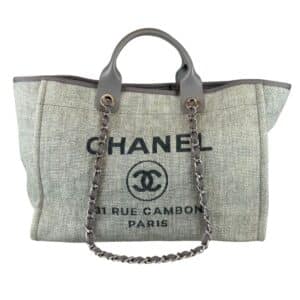 Mixed Fibers Calfskin Medium Deauville