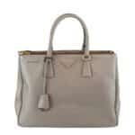 Large Saffiano Double Zip Galleria